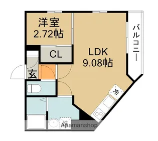 REGALEST-KLC川西I【1階】の間取り