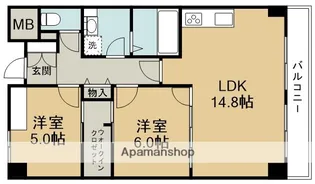 グリーンヒル【2階】の間取り