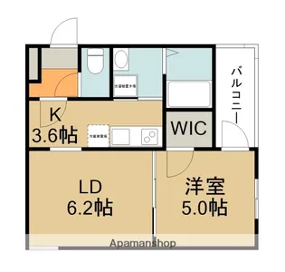 フジパレス石橋サウス【3階】の間取り