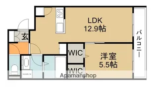 MAISON CHARM【1階】の間取り