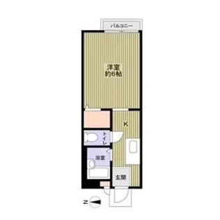 ルーラルハイツ【107号室】の間取り