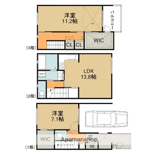 U−4 TERRACE【1階】の間取り