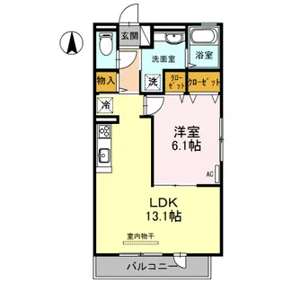 グランソシエ【2階】の間取り