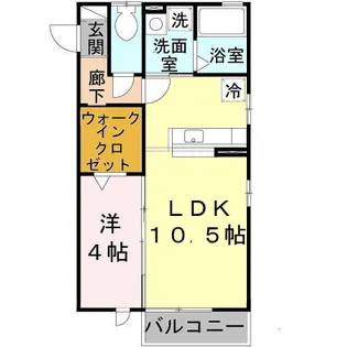 ブランミュール【3階】の間取り