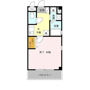 メゾン・ド・カレッタ【2階】の間取り
