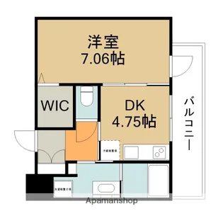 ラ・リュールMJ【4階】の間取り