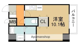 キセラ川西弐番館【3階】の間取り