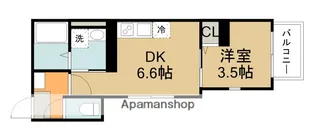 アンジュレジデンス石橋【3階】の間取り