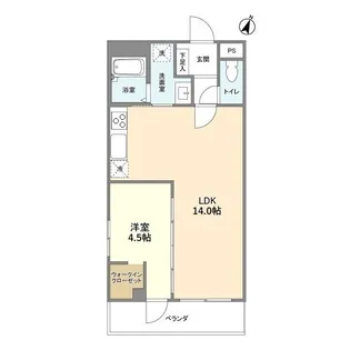 グランジュテ寺畑【5階】の間取り