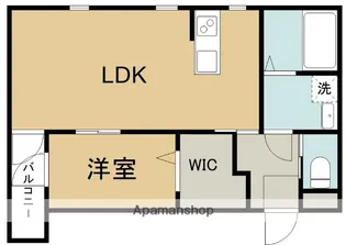 グランメリー池田木部【2階】の間取り