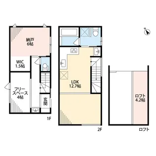兵庫県川西市萩原3丁目【一戸建】の間取り