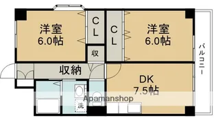 メゾンうねの【2階】の間取り