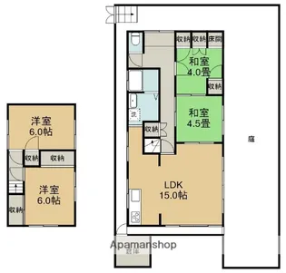 兵庫県川西市東畦野山手1丁目【一戸建】の間取り