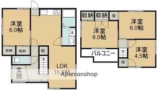 兵庫県川西市東畦野山手1丁目【一戸建】の間取り