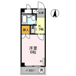 シャトー栄根II(さかね)【2階】の間取り