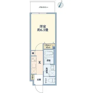 ウェルスクエア池田住吉【1階】の間取り