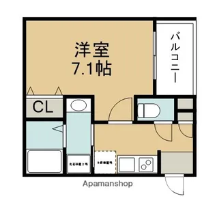 ココングランジュール川西小花【2階】の間取り
