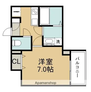 ココングランジュール川西小花【3階】の間取り