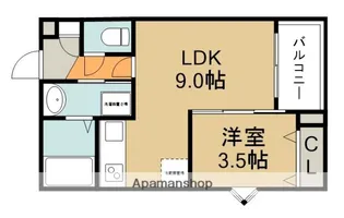 シエーナ川西美園【2階】の間取り
