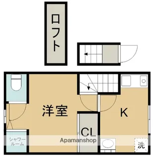 滝山アパート【2階】の間取り