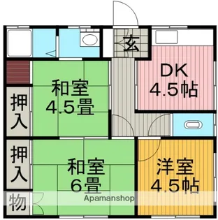 大阪府池田市豊島北1丁目【アパート】の間取り