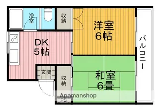 第1伏田マンション【2階】の間取り