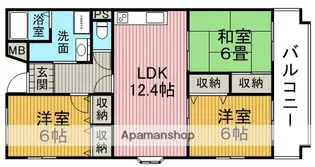ガーデンハイツⅡ【3階】の間取り