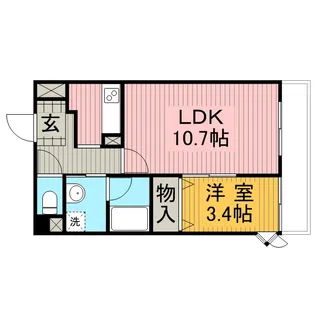 アクアライブラ【2階】の間取り