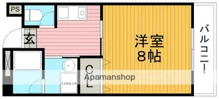 ヴィラリーセント【3階】の間取り