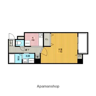 TNG天神【4階】の間取り