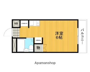 プレステージ住吉【2階】の間取り