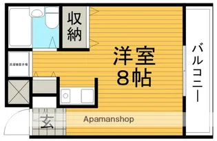 ハイツ天神【3階】の間取り