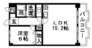 空港リブレ大阪屋【11階】の間取り