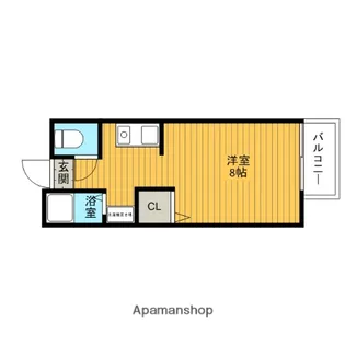 ツインステージ川西【1階】の間取り