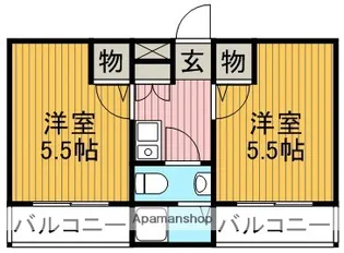 グリーンコート【2階】の間取り