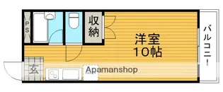 第一村西マンション【3階】の間取り