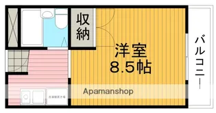 天神リバーサイドマンション【3階】の間取り