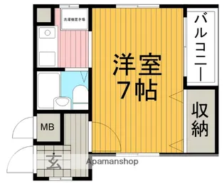 フレール豊島【3階】の間取り