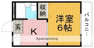 メゾン豊中パート22【3階】の間取り