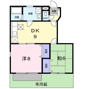 サンライズ【1階】の間取り