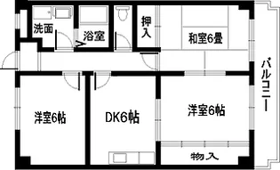 シャンブル21【207号室】の間取り