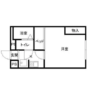 レオパレスラ・フォーレⅢ【106号室】の間取り