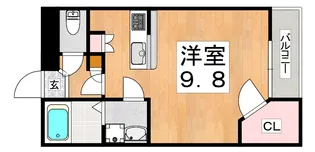 レオパレスエメラルドストーン【302号室】の間取り