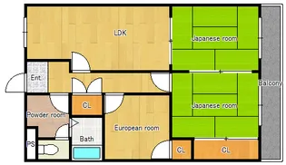 プラザエクシード【1階】の間取り