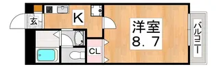 1Kの間取り画像