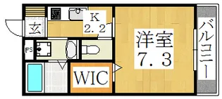 ドエル【101号室号室】の間取り