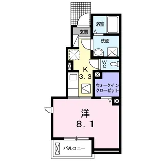 エアリー ヒル原町【1階】の間取り