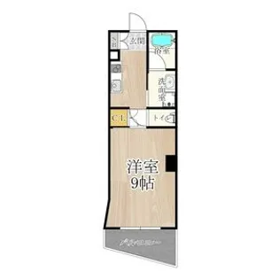 CITY SPIRE美章園【8階】の間取り