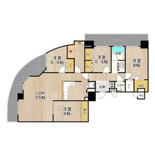 フェルザ住之江公園(旧住之江フタバビル)【15階】の間取り