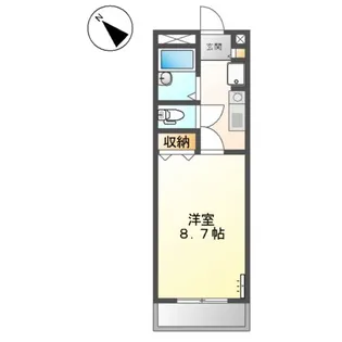 ビエンフェオークラⅡ【4階】の間取り